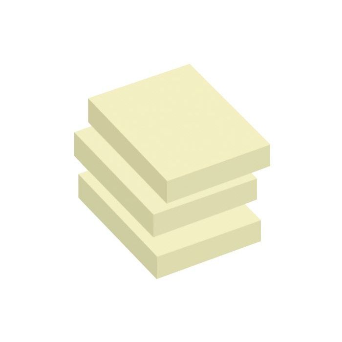 Foglietti adesivi riposizionabili Tak-To - 40x50 mm - giallo - cf. 12 pezzi Foto prodotto